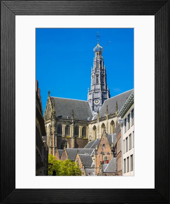 Framed Print : Netherlands, North Holland, Haarlem. Grote Kerk or St Framed Print : Netherlands, North Holland, Haarlem. Grote Kerk or St