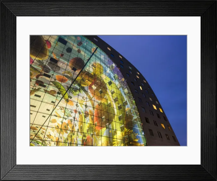 Framed Print : Exterior of Markthal, Westnieuwland, Rotterdam, Netherlands Framed Print : Exterior of Markthal, Westnieuwland, Rotterdam, Netherlands