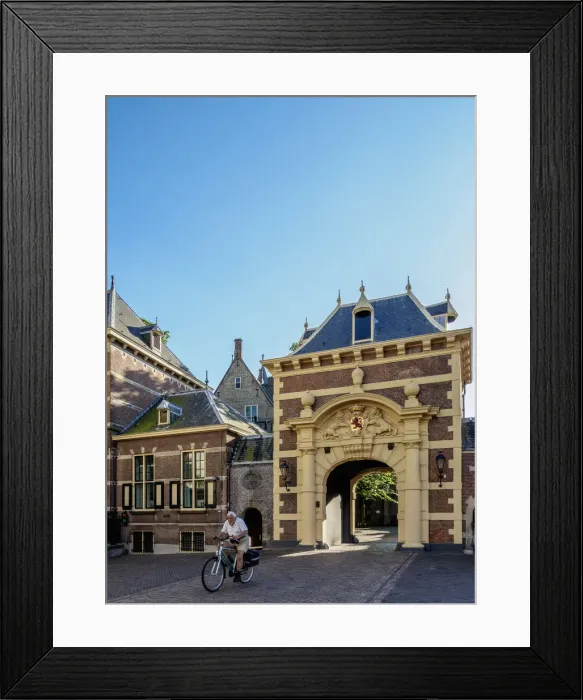 Framed Print : Gate of Binnenhof, The Hague, South Holland, The Netherlands Framed Print : Gate of Binnenhof, The Hague, South Holland, The Netherlands