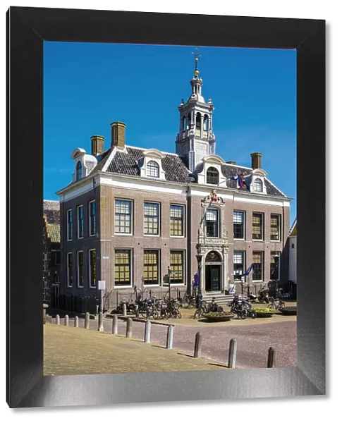 Netherlands, North Holland, Edam. The stadhuis town hall, built in 1737