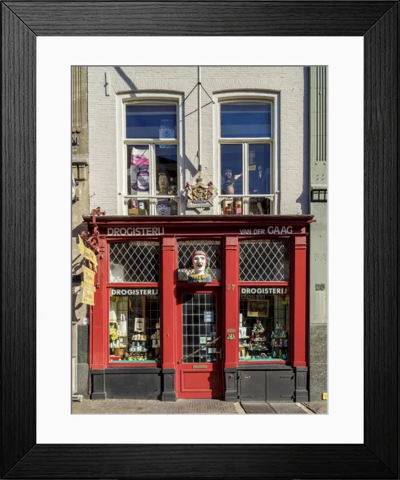 Framed Print : Van der Gaag Drugstore, Dagelijkse Groenmarkt, The Hague, South Holland, The Netherlands Framed Print : Van der Gaag Drugstore, Dagelijkse Groenmarkt, The Hague, South Holland, The Netherlands