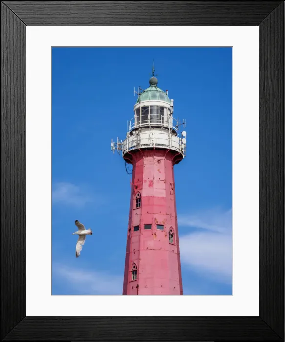 Framed Print : Lighthouse of Scheveningen, The Hague, South Holland, The Netherlands Framed Print : Lighthouse of Scheveningen, The Hague, South Holland, The Netherlands