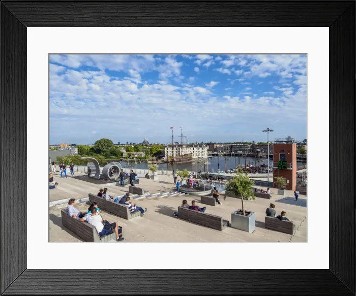 Framed Print : Rooftop Terrace of NEMO Science Museum, Amsterdam, North Holland, The Netherlands Framed Print : Rooftop Terrace of NEMO Science Museum, Amsterdam, North Holland, The Netherlands