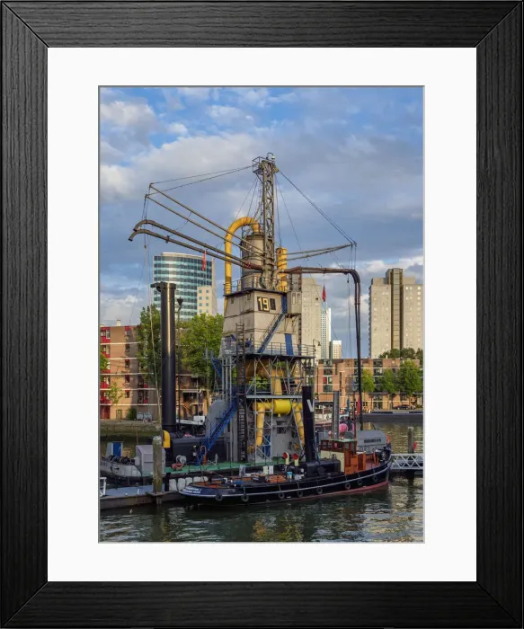 Framed Print : Bierhaven, part of Leuvehaven, Rotterdam, South Holland, The Netherlands Framed Print : Bierhaven, part of Leuvehaven, Rotterdam, South Holland, The Netherlands