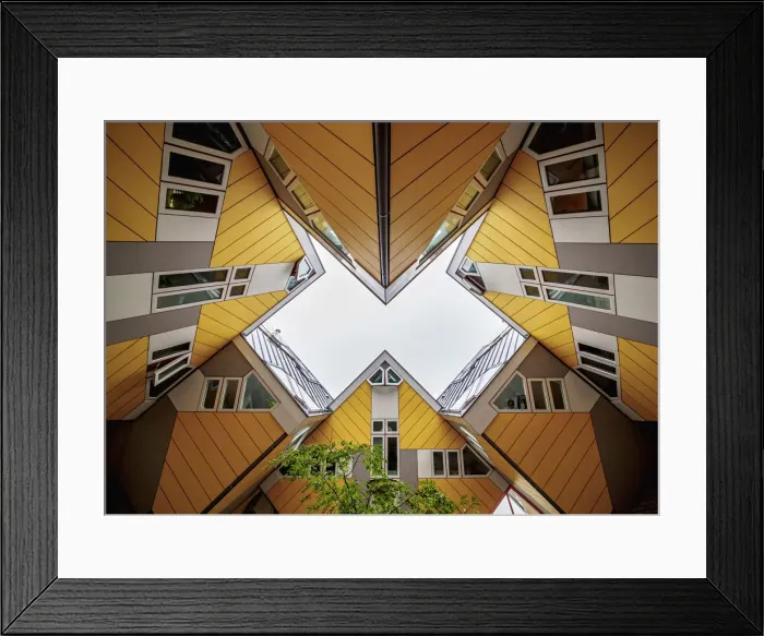 Framed Print : Cube Houses, Rotterdam, South Holland, The Netherlands