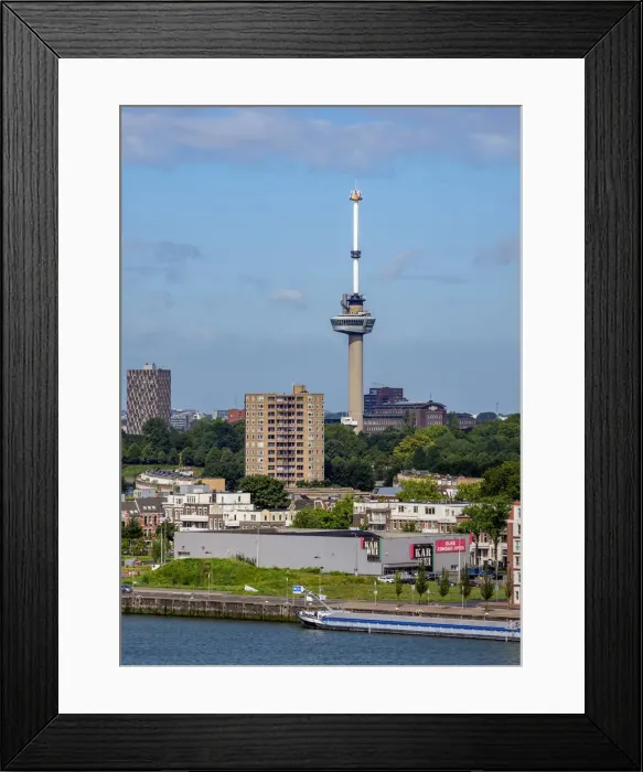 Framed Print : Skyline with Euromast, Rotterdam, South Holland, The Netherlands Framed Print : Skyline with Euromast, Rotterdam, South Holland, The Netherlands