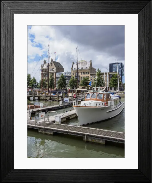 Framed Print : Veerhaven, Rotterdam, South Holland, The Netherlands Framed Print : Veerhaven, Rotterdam, South Holland, The Netherlands