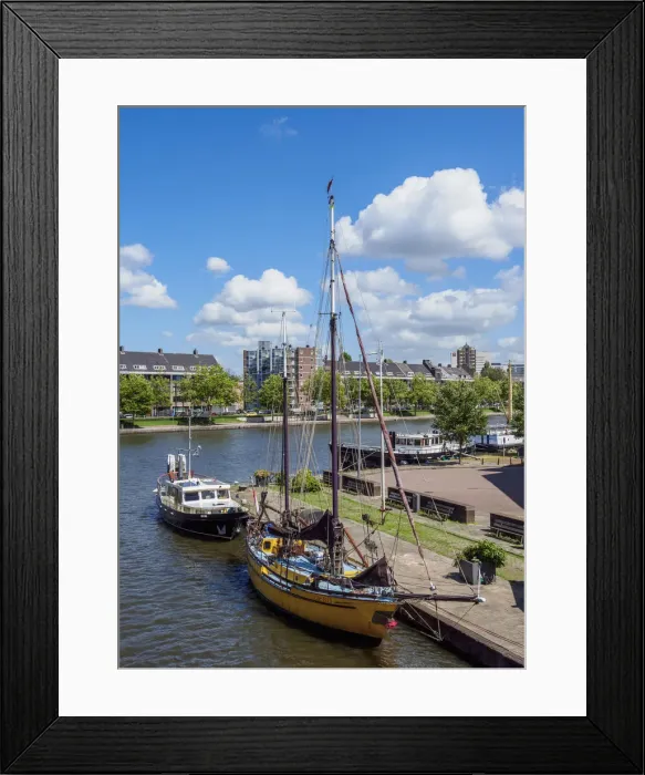 Framed Print : Ships in Coolhaven, Delfshaven, Rotterdam, South Holland, The Netherlands Framed Print : Ships in Coolhaven, Delfshaven, Rotterdam, South Holland, The Netherlands