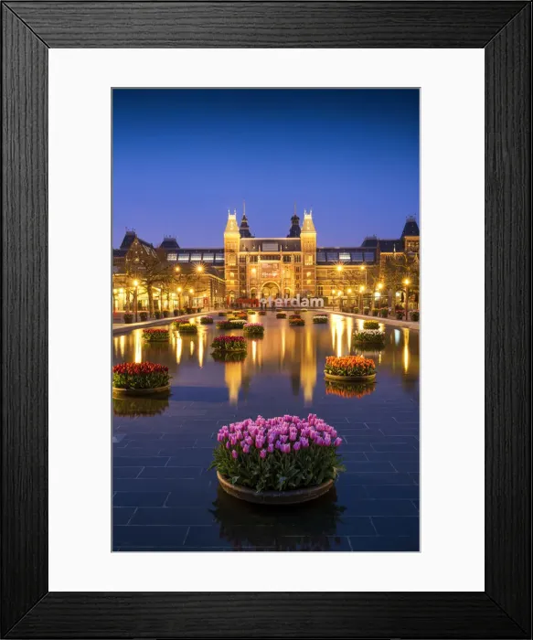Framed Print : Rijksmuseum at Night, Amsterdam, Holland, Netherlands Framed Print : Rijksmuseum at Night, Amsterdam, Holland, Netherlands