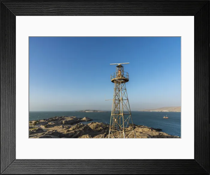 Framed Print : Africa, Namibia, Luederitz. Lighthouse at shark island Framed Print : Africa, Namibia, Luederitz. Lighthouse at shark island