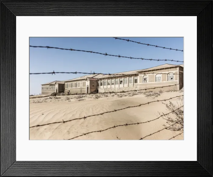 Framed Print : Africa, Namibia, Kolmanskop. the Old hospital of the ghost diamond town Framed Print : Africa, Namibia, Kolmanskop. the Old hospital of the ghost diamond town