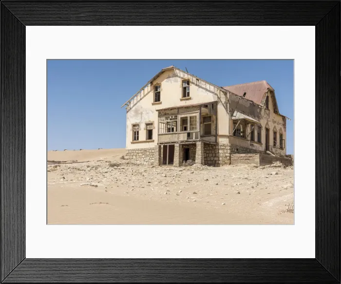 Framed Print : Africa, Namibia, Kolmanskop. one of the abandoned buildings Framed Print : Africa, Namibia, Kolmanskop. one of the abandoned buildings