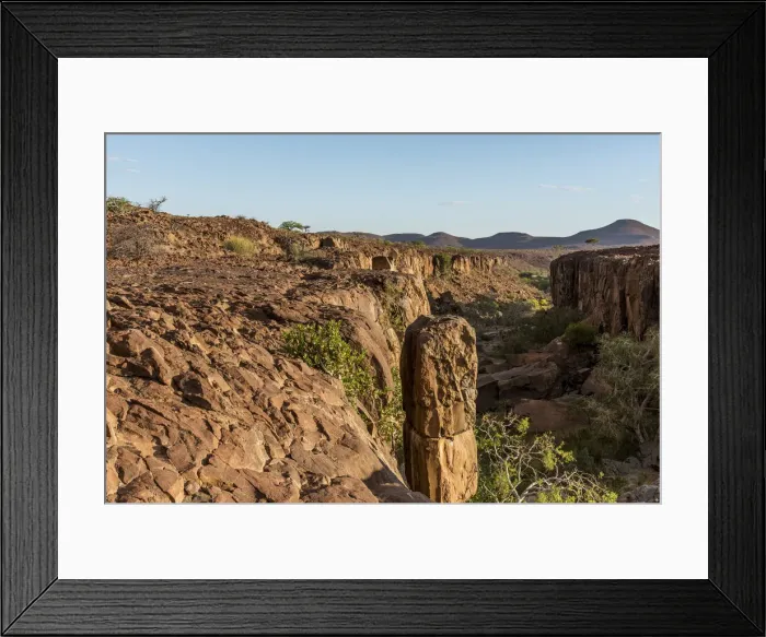 Framed Print : Africa, Namibia, Palmwag. The Aub Canyon Framed Print : Africa, Namibia, Palmwag. The Aub Canyon