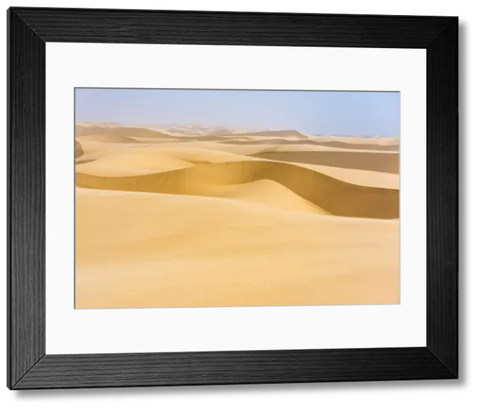 Framed Print : Africa, Namibia, Walvis Bay. Dunes Framed Print : Africa, Namibia, Walvis Bay. Dunes