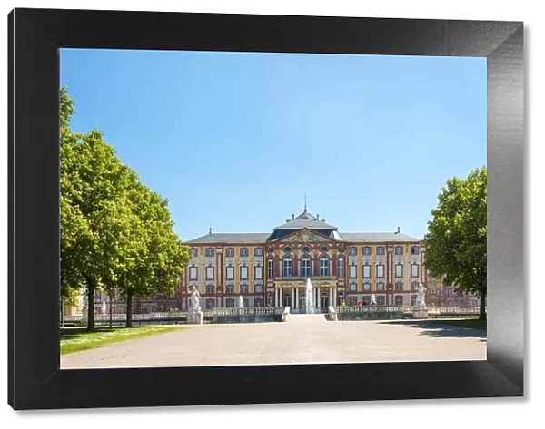 Germany, Baden-WAorttemberg, Bruchsal. Schloss Bruchsal palace complex built in the