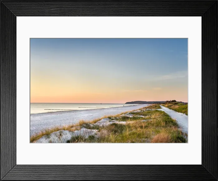 Framed Print : Sunset at the beach, Vitte, Hiddensee island, Mecklenburg-Western Pomerania, Germany Framed Print : Sunset at the beach, Vitte, Hiddensee island, Mecklenburg-Western Pomerania, Germany