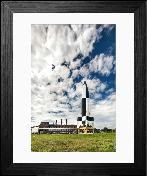 Framed Print : V2 missile, Historic technical museum, PeenemAonde, Usedom island, Mecklenburg-Western Framed Print : V2 missile, Historic technical museum, PeenemAonde, Usedom island, Mecklenburg-Western