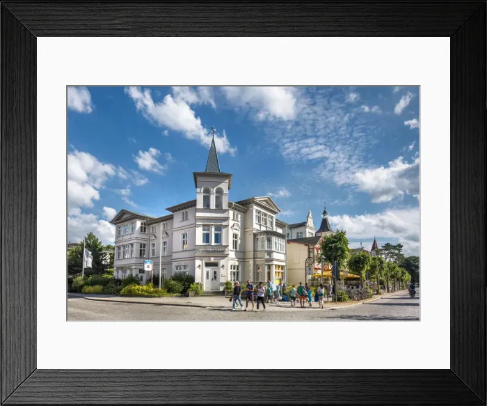 Framed Print : Typical architecture, Zinnowitz, Usedom island, Mecklenburg-Western Pomerania, Germany Framed Print : Typical architecture, Zinnowitz, Usedom island, Mecklenburg-Western Pomerania, Germany