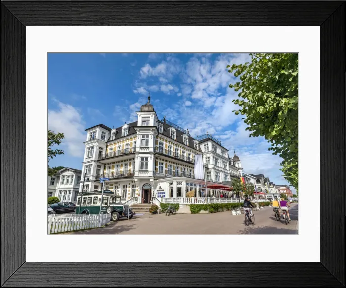 Framed Print : Hotel Ahlbecker Hof, Ahlbeck, Usedom island, Mecklenburg-Western Pomerania, Germany Framed Print : Hotel Ahlbecker Hof, Ahlbeck, Usedom island, Mecklenburg-Western Pomerania, Germany