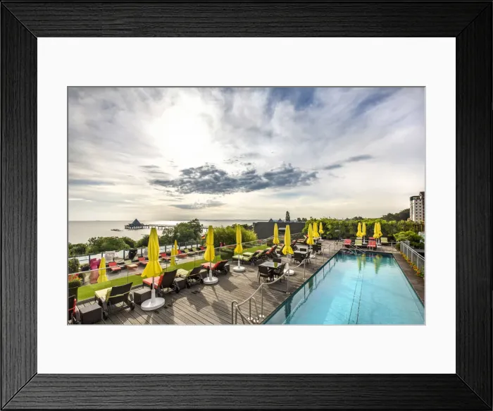 Framed Print : Pool, Maritim Hotel Kaiserhof, Heringsdorf, Usedom island, Mecklenburg-Western Pomerania Framed Print : Pool, Maritim Hotel Kaiserhof, Heringsdorf, Usedom island, Mecklenburg-Western Pomerania
