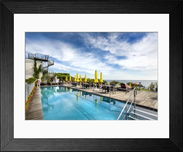 Framed Print : Pool, Maritim Hotel Kaiserhof, Heringsdorf, Usedom island, Mecklenburg-Western Pomerania Framed Print : Pool, Maritim Hotel Kaiserhof, Heringsdorf, Usedom island, Mecklenburg-Western Pomerania