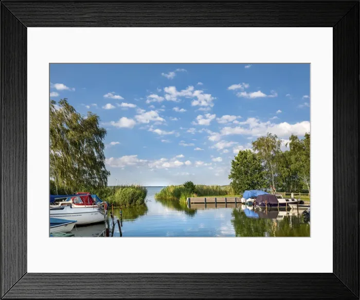 Framed Print : Marina, Balm, Achterwasser, Usedom island, Mecklenburg-Western Pomerania, Germany Framed Print : Marina, Balm, Achterwasser, Usedom island, Mecklenburg-Western Pomerania, Germany