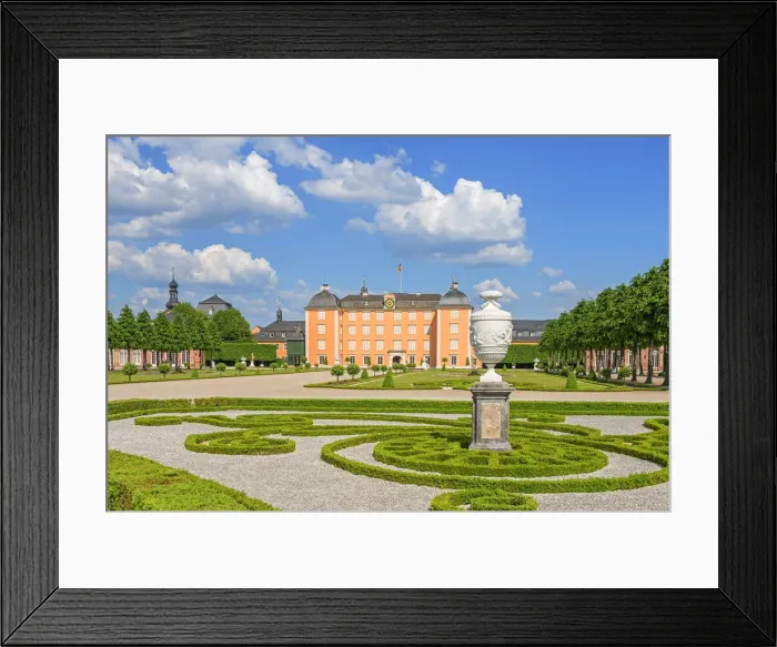 Framed Print : Garden with Schwetzingen castle, Schwetzingen, Baden-WAorttemberg, Germany Framed Print : Garden with Schwetzingen castle, Schwetzingen, Baden-WAorttemberg, Germany