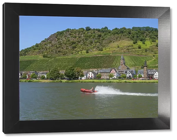 View at Hatzenport, Mosel Valley, Rhineland-Palatinate, Germany
