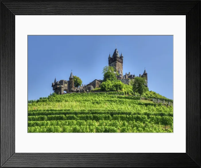 Framed Print : Reichsburg Cochem, Mosel valley, Rhineland-Palatinate, Germany Framed Print : Reichsburg Cochem, Mosel valley, Rhineland-Palatinate, Germany
