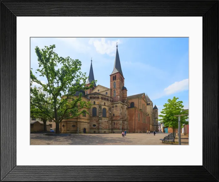 Framed Print : Backview on St. Peters Cathedral, UNESCO World Heritage Site, Trier, Rhineland-Palatinate Framed Print : Backview on St. Peters Cathedral, UNESCO World Heritage Site, Trier, Rhineland-Palatinate