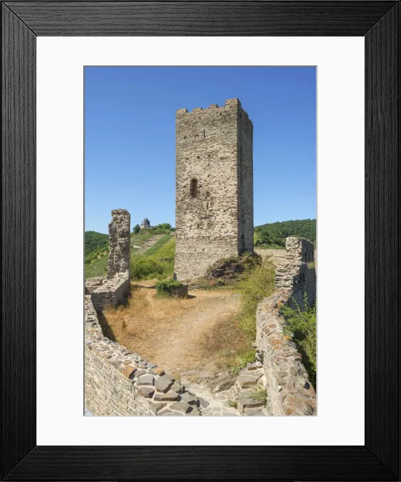 Framed Print : Niederburg at Kobern-Gondorf, Mosel Valley, Rhineland-Palatinate, Germany