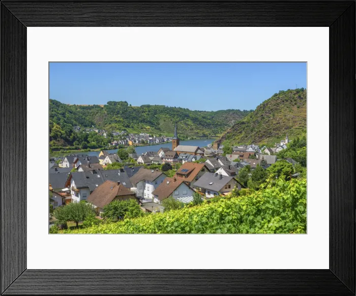 Framed Print : View at Alken, Mosel Valley, Rhineland-Palatinate, Germany Framed Print : View at Alken, Mosel Valley, Rhineland-Palatinate, Germany