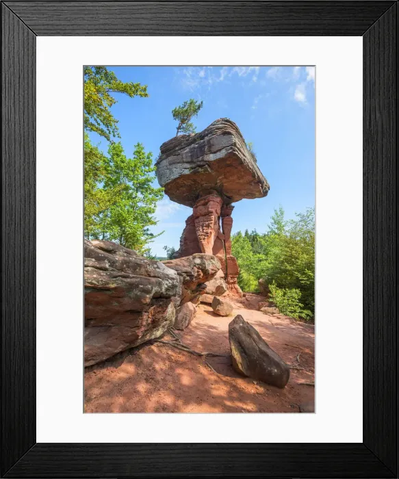Framed Print : Teufelstisch, Devils Table, Hinterweidenthal, Wasgau, Palatinate Forest Framed Print : Teufelstisch, Devils Table, Hinterweidenthal, Wasgau, Palatinate Forest