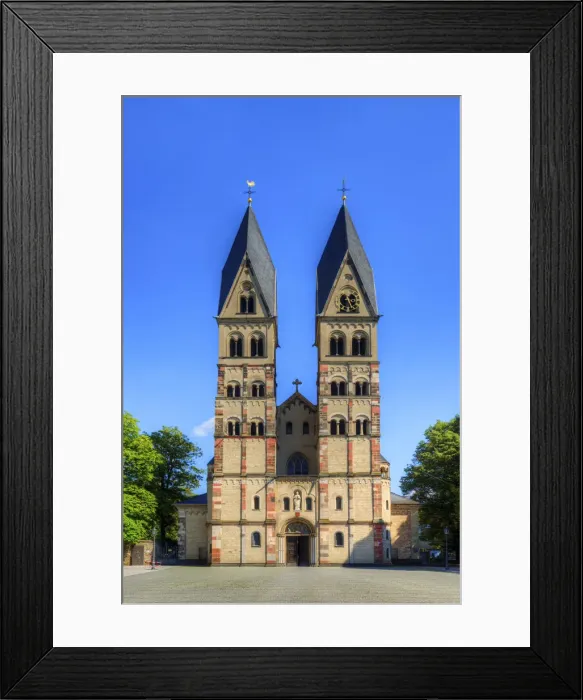 Framed Print : Basilica St. Kastor, Koblenz, Rhineland-Palatinate, Germany