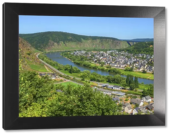 View at Dieblich, Mosel Valley, Rhineland-Palatinate, Germany
