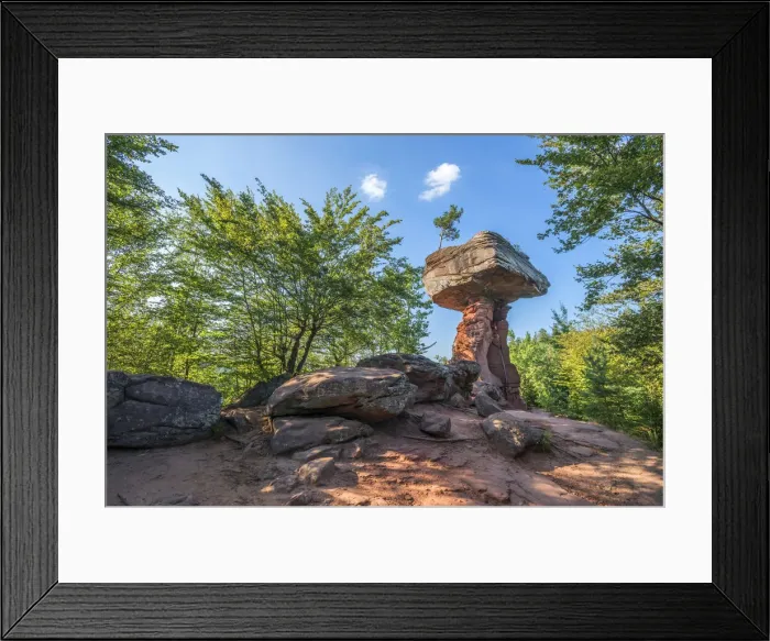 Framed Print : Teufelstisch, Devils Table, Hinterweidenthal, Wasgau, Palatinate Forest Framed Print : Teufelstisch, Devils Table, Hinterweidenthal, Wasgau, Palatinate Forest