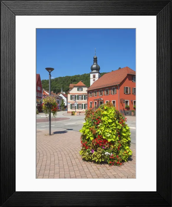Framed Print : Center of Dahn, Wasgau, Palatinate Forest, Rhineland-Palatinate, Germany Framed Print : Center of Dahn, Wasgau, Palatinate Forest, Rhineland-Palatinate, Germany