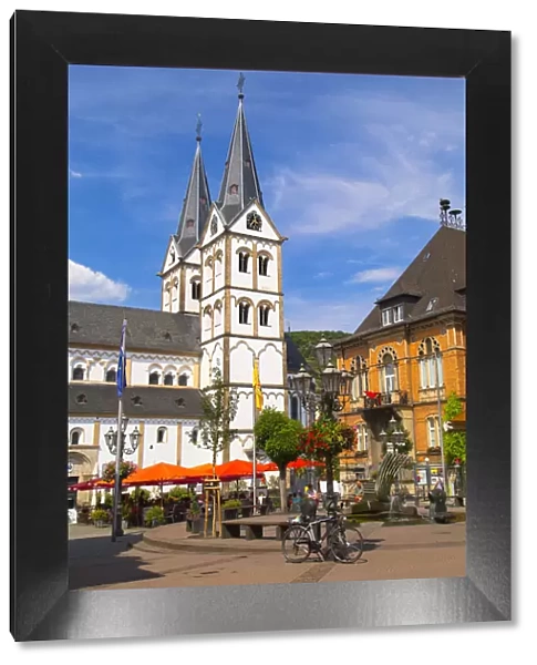 St Severus Church in Market Square, Boppard, Rhineland-Palatinate, Germany