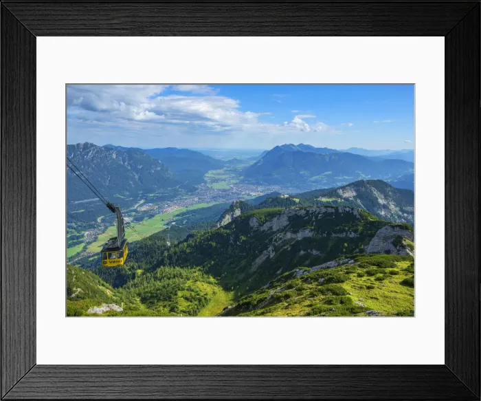Framed Print : Alpspitze cable car, Garmisch-Partenkirchen, Bavaria, Germany Framed Print : Alpspitze cable car, Garmisch-Partenkirchen, Bavaria, Germany