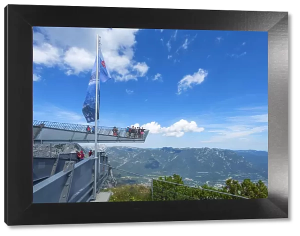 Viewing platform near Alpspitze cable car summit station, Garmisch-Partenkirchen, Bavaria