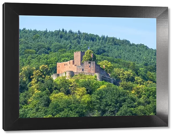 Landeck Castle, Klingenmunster, Deutsche Weinstrasze, Rhineland-Palatinate, Germany