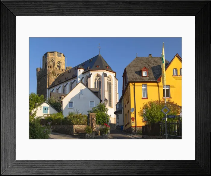 Framed Print : St Martins Church, Oberwesel, Rhineland-Palatinate, Germany Framed Print : St Martins Church, Oberwesel, Rhineland-Palatinate, Germany