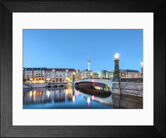 Framed Print : River Spree and Television tower, Berlin, Germany Framed Print : River Spree and Television tower, Berlin, Germany