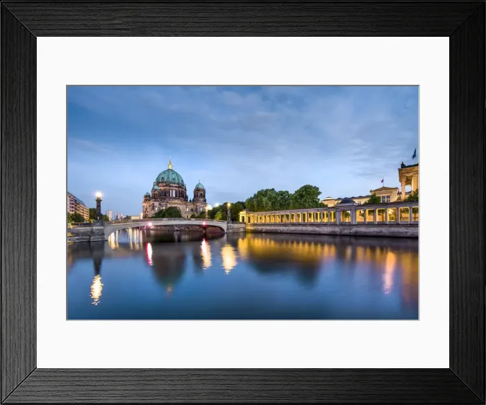 Framed Print : Berlin Dom and Spree River, Berlin, Germany Framed Print : Berlin Dom and Spree River, Berlin, Germany