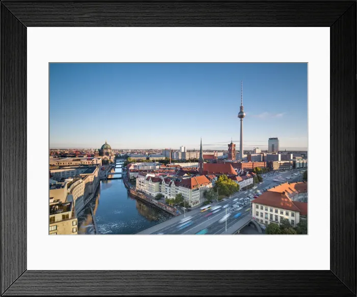 Framed Print : Overview, Berlin Dom, Spree River and Television tower, Berlin, Germany Framed Print : Overview, Berlin Dom, Spree River and Television tower, Berlin, Germany
