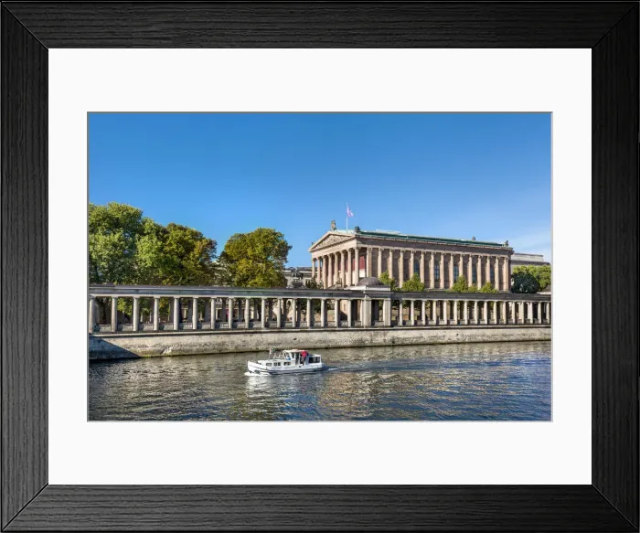 Framed Print : River Spree and Alte Nationalgalerie, Museum Island, Berlin, Germany Framed Print : River Spree and Alte Nationalgalerie, Museum Island, Berlin, Germany