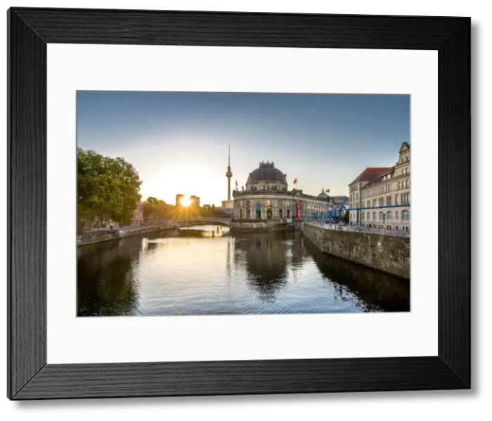 Framed Print : River Spree, Bode Museum and TV tower, Museum Island, Berlin, Germany Framed Print : River Spree, Bode Museum and TV tower, Museum Island, Berlin, Germany