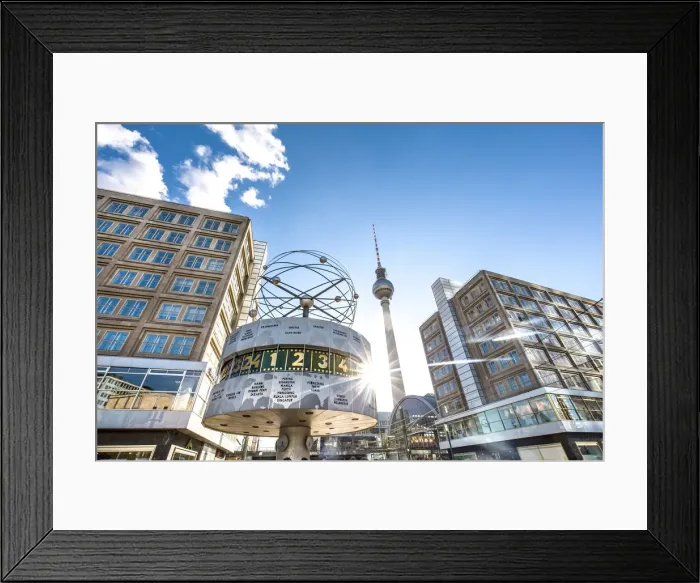 Framed Print : TV Tower, Alexanderplatz, Berlin, Germany