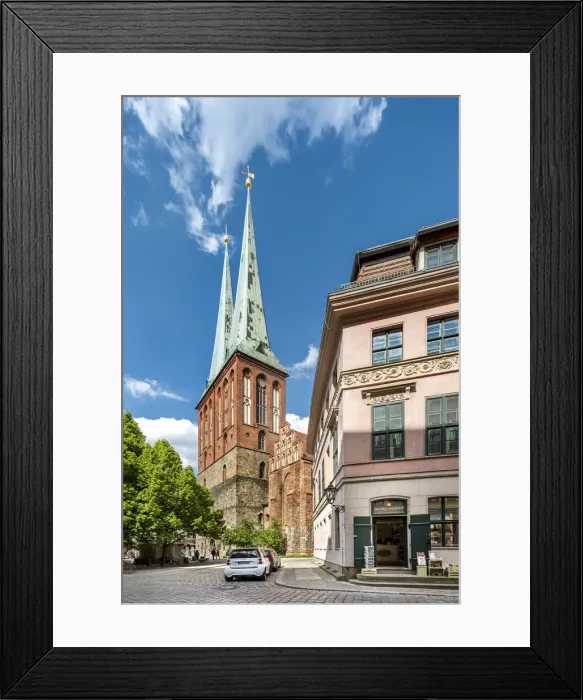Framed Print : Nikolaikirche, Nikolaiviertel, Mitte, Berlin, Germany Framed Print : Nikolaikirche, Nikolaiviertel, Mitte, Berlin, Germany