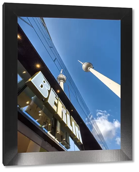 Reflection, TV Tower, Alexanderplatz, Berlin, Germany